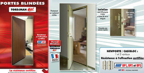 Installateur de portes blindées Tordjman