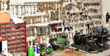 Un atelier dédié à la reproduction de clés