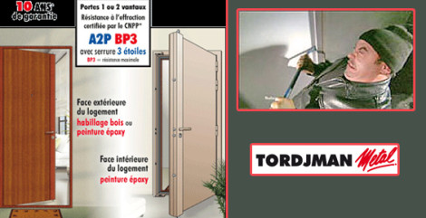 SDS au Mans installe des portes blindées Tordjman Métal 