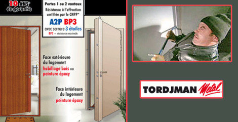 SDS au Mans installe des portes blindées Tordjman Métal